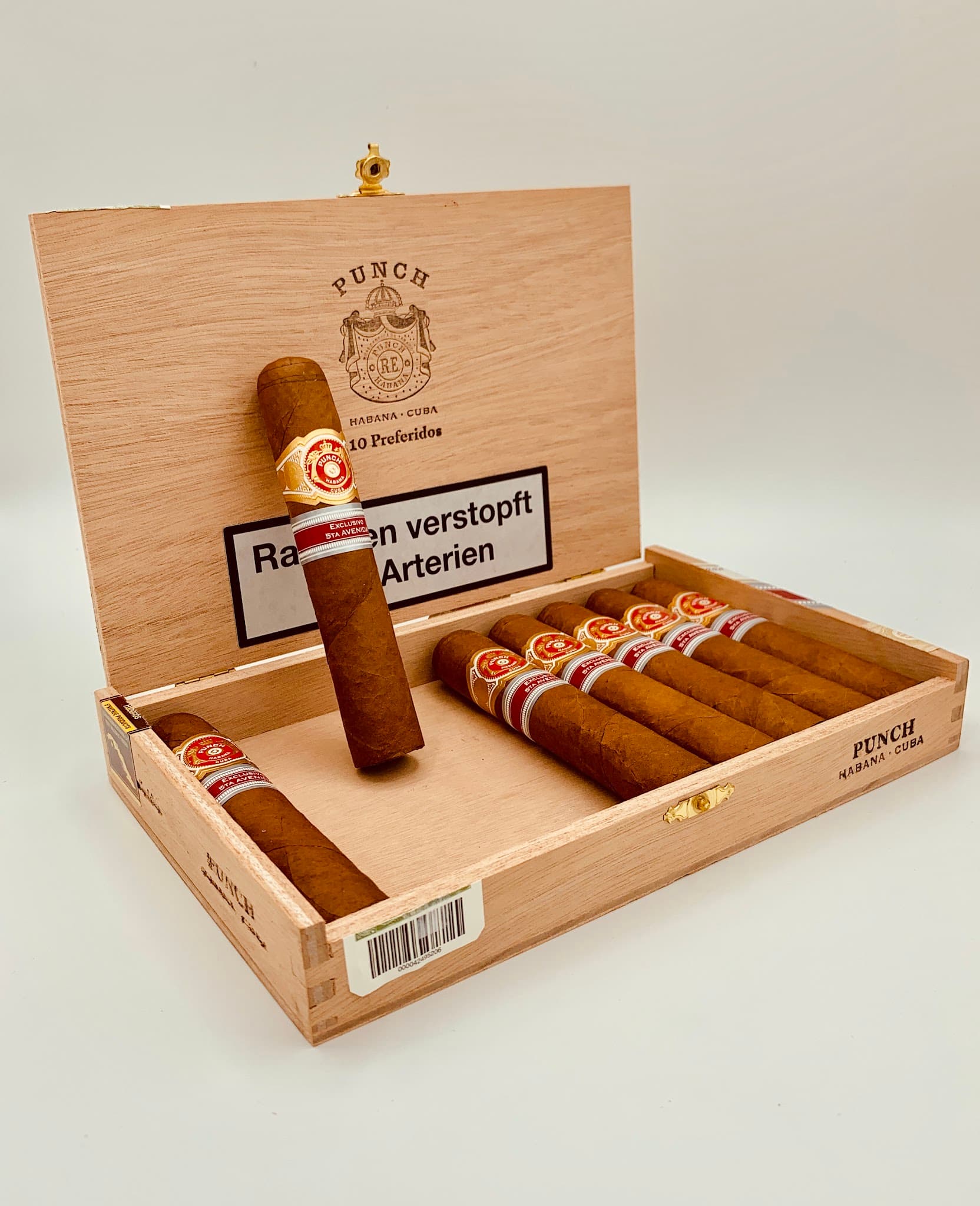 Punch Zigarrenbox mit 10 Preferidos