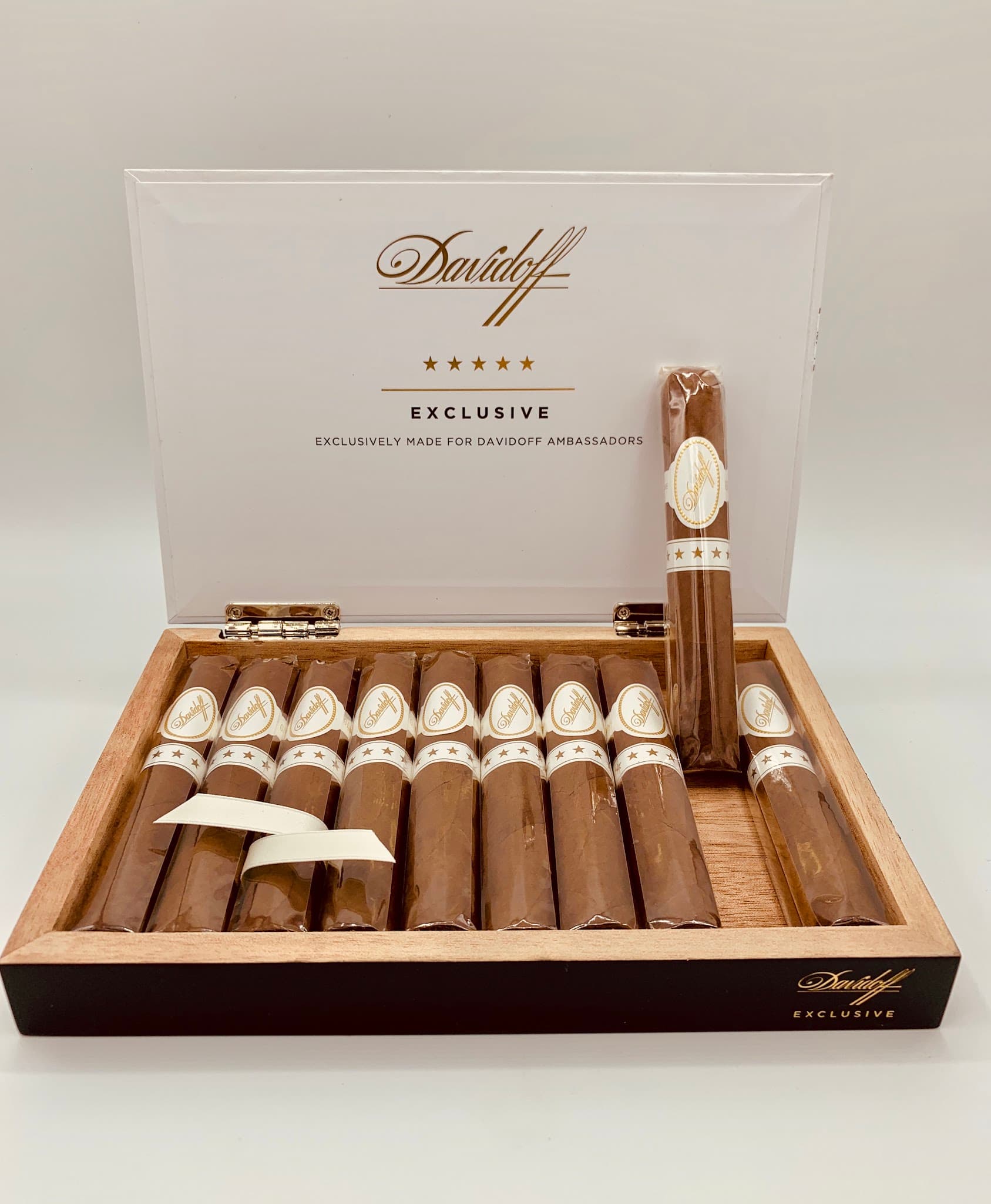 Davidoff Exclusive Zigarrenbox geöffnet
