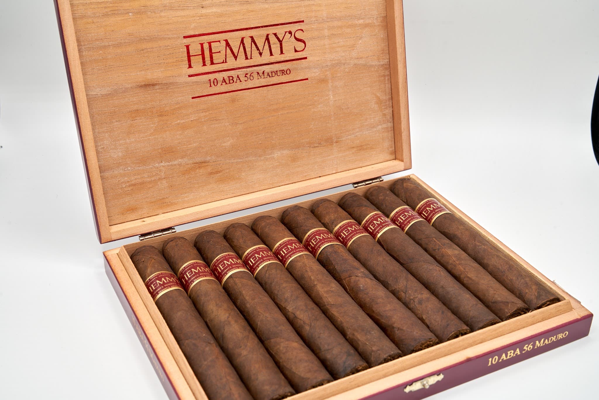 Holzbox mit Zigarren HEMMY'S ABA 56 Maduro