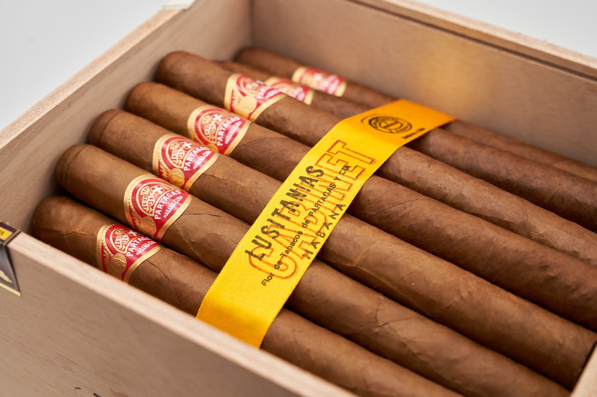 Zigarrenbox mit Partagas Lusitanias